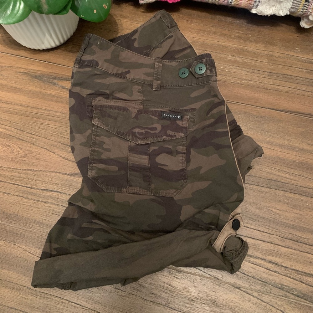 Sanctuary Camo Cargo Shorts